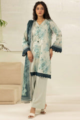 Zellbury Unstitched 3 Piece Digital Printed Lawn Suit-WUS26X30483