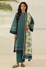 Zellbury Unstitched 3 Piece Digital Printed Lawn Suit-WUS26X30485