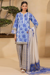 Zellbury Unstitched 3 Piece Lawn Suit-WUS-30492