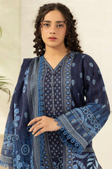 Zellbury Unstitched 3 Piece Digital Printed Lawn Suit-WUS26X30493