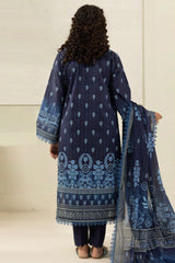 Zellbury Unstitched 3 Piece Digital Printed Lawn Suit-WUS26X30493