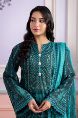 Zellbury Unstitched 3 Piece Lawn Edit 4 Suit-WUS26X30541
