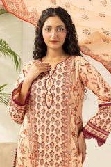 Zellbury Unstitched 3 Piece Digital Printed Lawn Suit-WUS26X30548