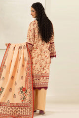 Zellbury Unstitched 3 Piece Digital Printed Lawn Suit-WUS26X30548