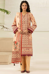 Zellbury Unstitched 3 Piece Digital Printed Lawn Suit-WUS26X30548