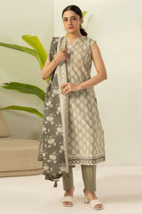 Zellbury Unstitched 3 Piece Digital Printed Lawn Suit-WUS26X30549