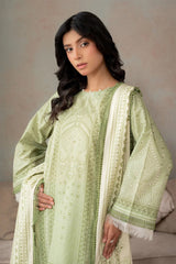 Zellbury Unstitched 3 Piece Lawn Vol-03 Suit-WUS26X30555