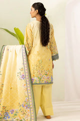 Zellbury Unstitched 3 Piece Digital Printed Lawn Suit-WUS26X30606