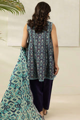 Zellbury Unstitched 3 Piece Digital Printed Lawn Suit-WUS26X30620