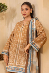 Zellbury Unstitched 3 Piece Digital Printed Lawn Suit-WUS26X30675