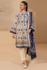 Zellbury Unstitched 3 Piece Digital Printed Lawn Suit-WUS26X30691