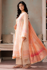 Zellbury Unstitched 3 Piece Lawn Edit 3 Suit-WUS26X30692