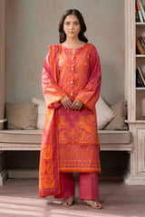 Zellbury Unstitched 3 Piece Lawn Vol-03 Suit-WUS26X30697