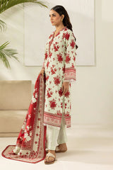 Zellbury Unstitched 3 Piece Lawn Vol-03 Suit-WUS26X30699