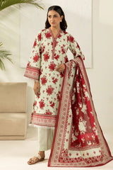 Zellbury Unstitched 3 Piece Lawn Vol-03 Suit-WUS26X30699