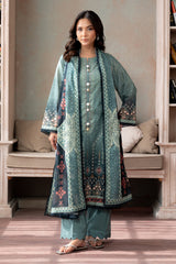 Zellbury Unstitched 3 Piece Lawn Edit 4 Suit-WUS26X30752