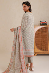 Zellbury Unstitched 3 Piece Lawn Edit 3 Suit-WUS26X30754