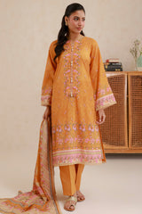 Zellbury Unstitched 3 Piece Lawn Edit 3 Suit-WUS26X30758