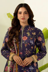 Zellbury Unstitched 3 Piece Digital Printed Lawn Suit-WUS26X30760