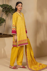 Zellbury Unstitched 3 Piece Lawn Edit 3 Suit-WUS26X30763
