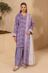 Zellbury Unstitched 3 Piece Lawn Suit-WUS-30768