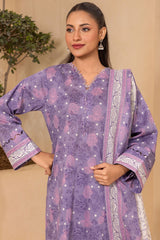 Zellbury Unstitched 3 Piece Lawn Suit-WUS-30768