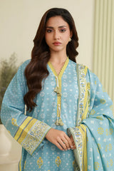 Zellbury Unstitched 3 Piece Lawn Vol-05 Suit-WUS26X30840