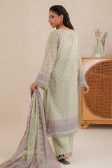 Zellbury Unstitched 3 Piece Lawn Edit 3 Suit-WUS26X30875