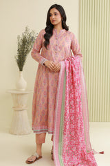 Zellbury Unstitched 3 Piece Lawn Edit 3 Suit-WUS26X30878