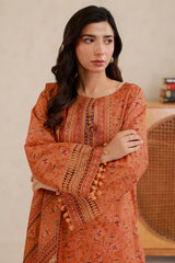 Zellbury Unstitched 3 Piece Lawn Edit 5 Suit-WUS26X30881