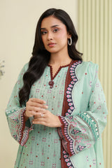 Zellbury Unstitched 3 Piece Lawn Edit 4 Suit-WUS26X30882