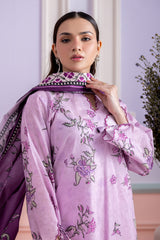 Zellbury Unstitched 3 Piece Lawn Edit 4 Suit-WUS26X30887