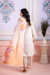 Zellbury Unstitched 3 Piece Lawn Vol-07 Suit-WUS26X30889