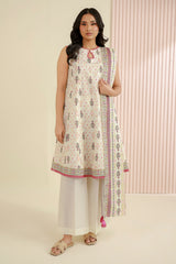 Zellbury Unstitched 3 Piece Lawn Edit 4 Suit-WUS26X30945