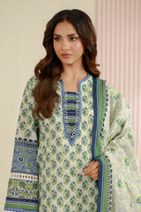 Zellbury Unstitched 3 Piece Lawn Edit 4 Suit-WUS26X30949