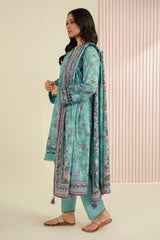 Zellbury Unstitched 3 Piece Lawn Edit 4 Suit-WUS26X30951