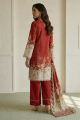 Zellbury Unstitched 3 Piece Lawn Edit 6 Suit-WUS26X31006