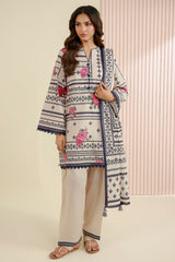 Zellbury Unstitched 3 Piece Lawn Edit 5 Suit-WUS26X31007