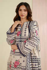 Zellbury Unstitched 3 Piece Lawn Edit 5 Suit-WUS26X31007