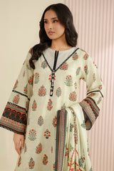 Zellbury Unstitched 3 Piece Lawn Edit 6 Suit-WUS26X31011