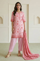 Zellbury Unstitched 3 Piece Lawn Edit 5 Suit-WUS26X31082