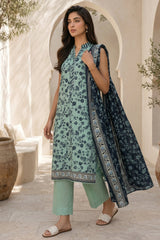 Zellbury Unstitched 3 Piece Lawn Edit 6 Suit-WUS26X38048