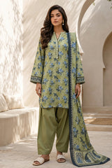 Zellbury Unstitched 3 Piece Lawn Edit 6 Suit-WUS26X38050