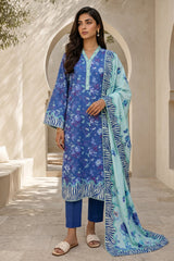 Zellbury Unstitched 3 Piece Lawn Edit 6 Suit-WUS26X38051