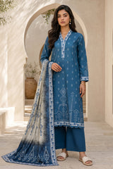 Zellbury Unstitched 3 Piece Lawn Edit 6 Suit-WUS26X38056