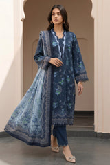 Zellbury Unstitched 3 Piece Lawn Edit 6 Suit-WUS26X38107