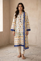 Zellbury Unstitched 3 Piece Lawn Edit 5 Suit-WUS26X38114