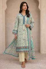 Zellbury Unstitched 3 Piece Lawn Edit 6 Suit-WUS26X38115
