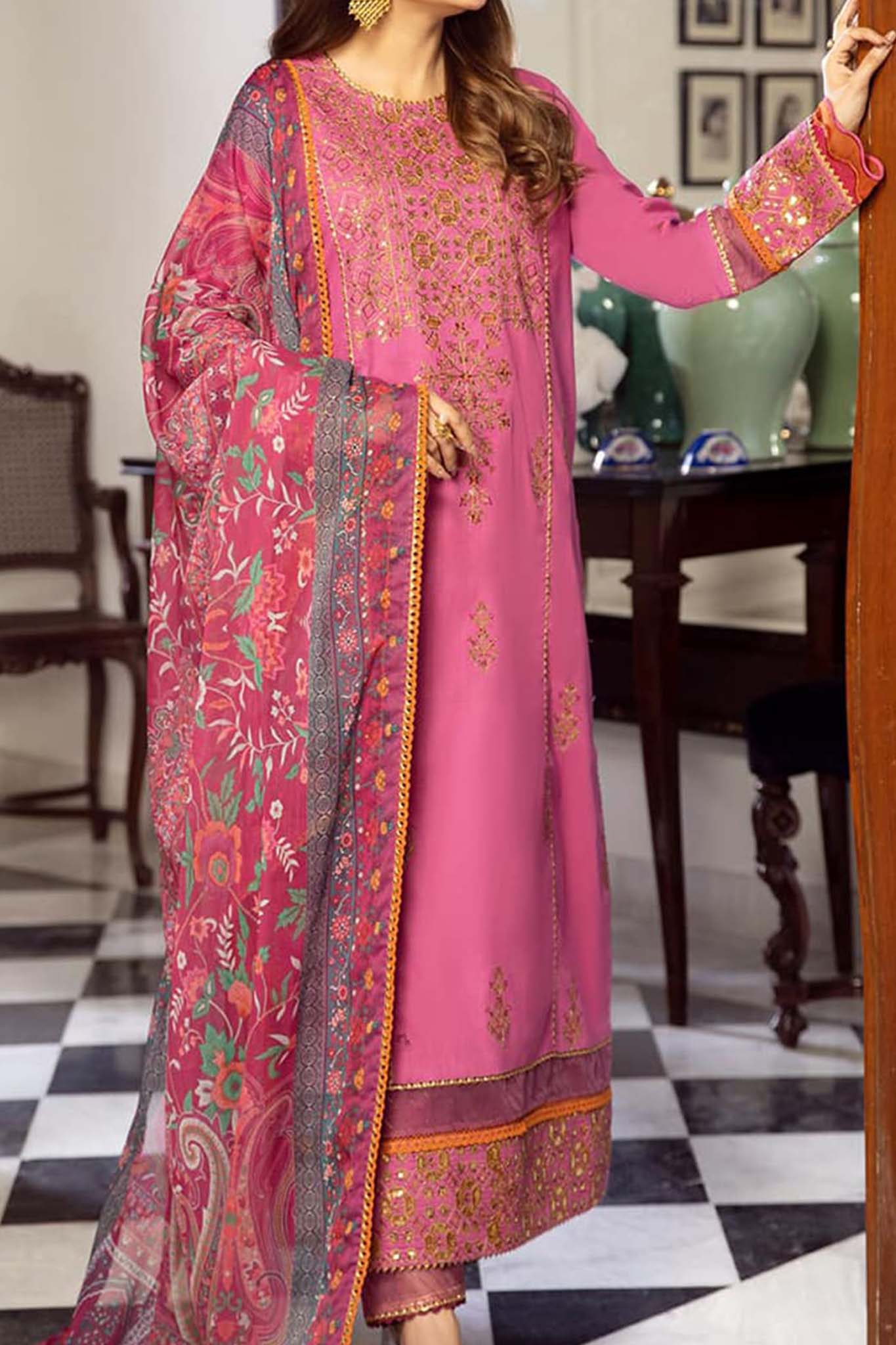 Aira by Asim Jofa Unstitched 3 Piece Eid Collection'2023-AJAI-36