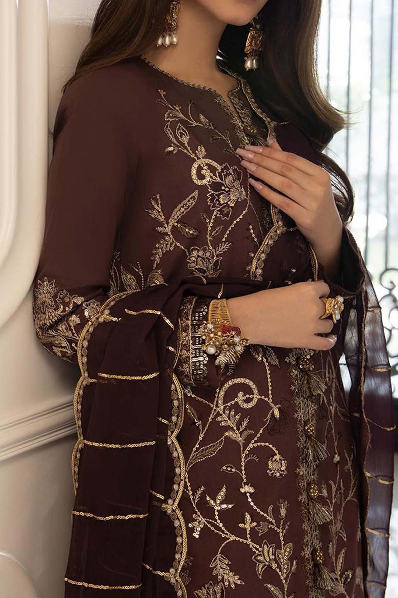 Aira by Asim Jofa Unstitched 3 Piece Eid Collection'2023-AJAI-23